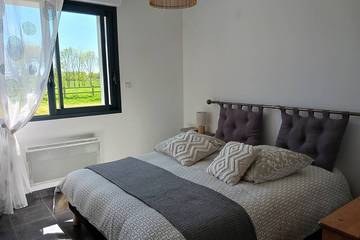 Gîte pour 4 personnes, avec jardin à Mésanger