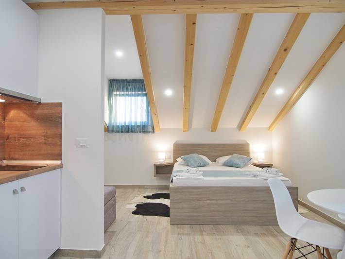 Studio für 2 Personen, mit Garten und Meerblick in Grad Dubrovnik