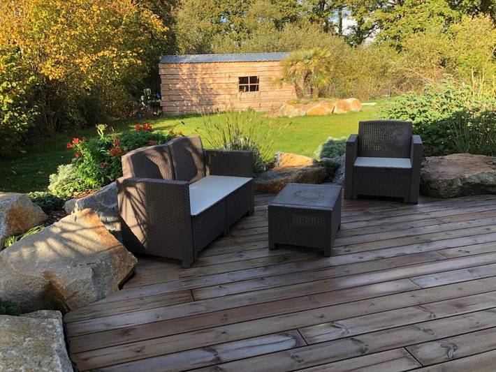 Location de vacances pour 2 personnes, avec piscine ainsi que jacuzzi et jardin à Ploufragan - 2