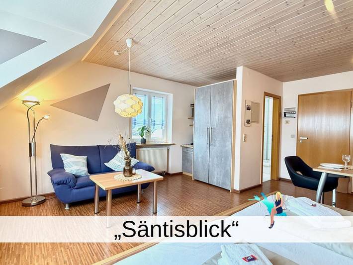 Ferienwohnung für 2 Personen, mit Seeblick und Ausblick in Nonnenhorn