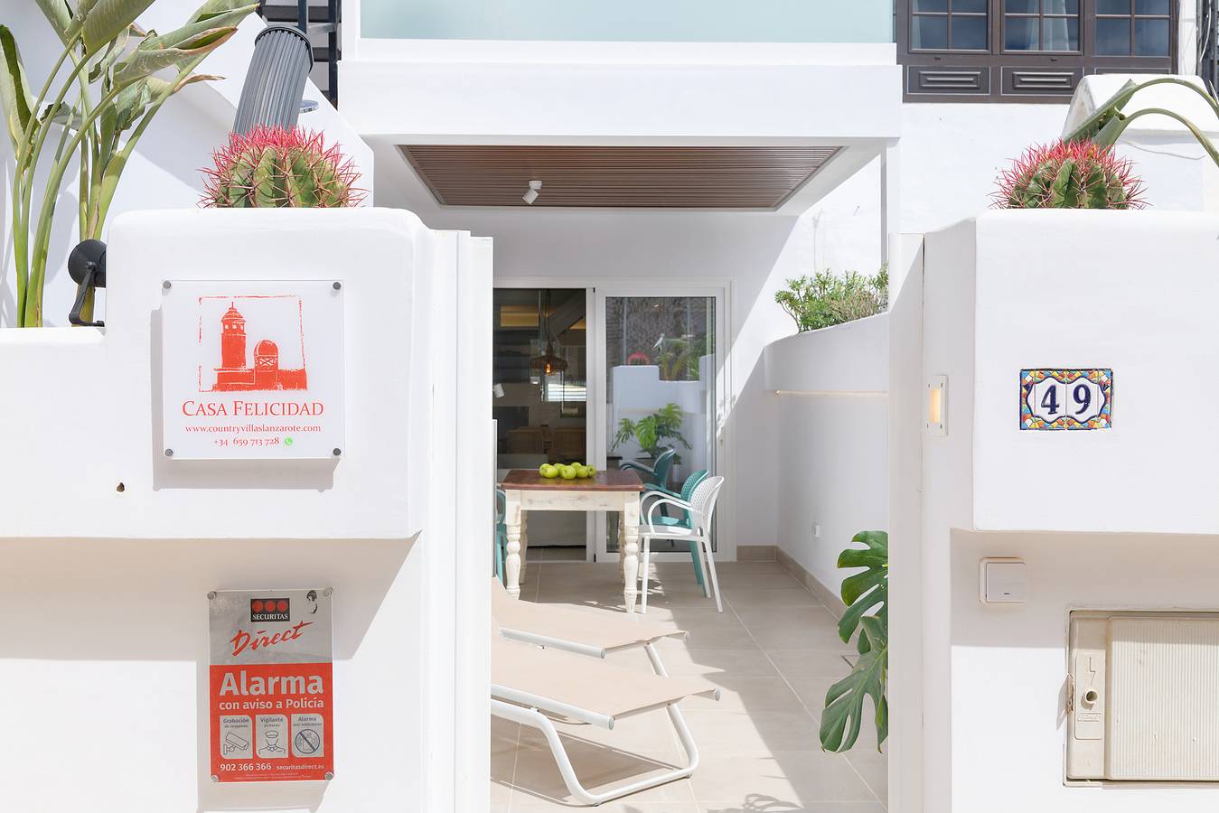 Geheel appartement, Casa Felicidad, aire acondicionado, vista mar - Puerto del Carmen, Lanzarote in Puerto del Carmen, Tías