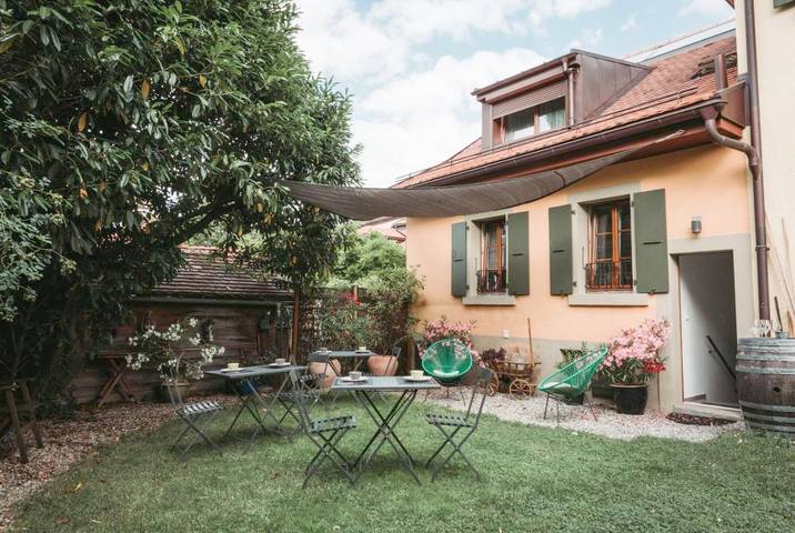 Chambre d’hôte pour 2 personnes, avec Terrasse ainsi que Jardin et Vue