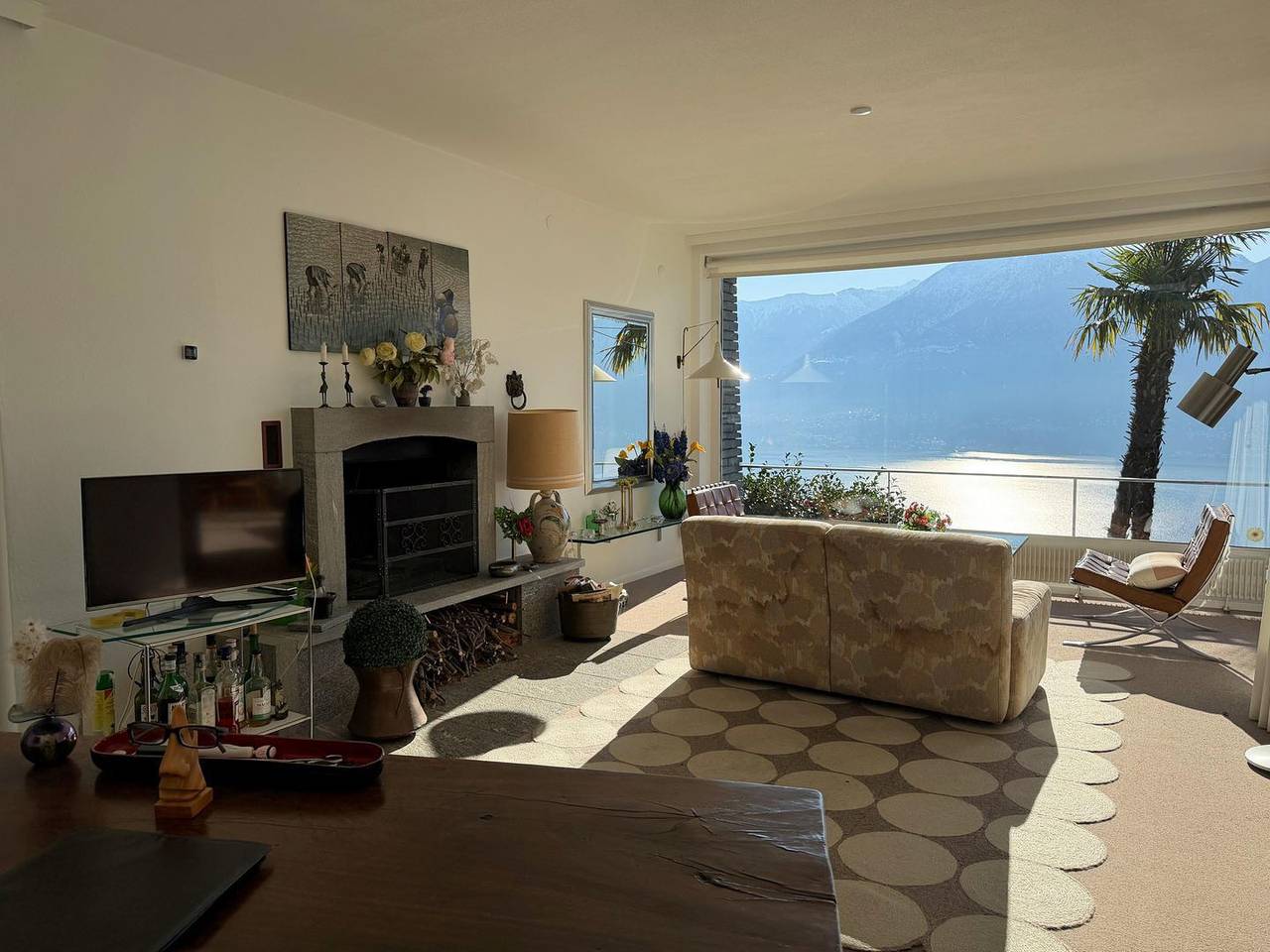 Traumhaftes Haus mit Panoramablick auf die Brissago Inseln in Ronco sopra Ascona, Tessiner Alpen