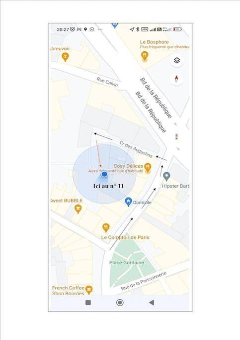 Appartement entier, Studio Cosi idéalement placé Au Cœur de Ville in Bourges, Région de Bourges