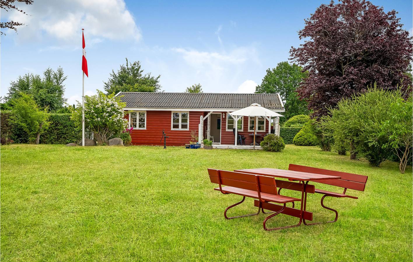 Ferienhaus für 4 Personen mit Terrasse in Vellerup, Skibby