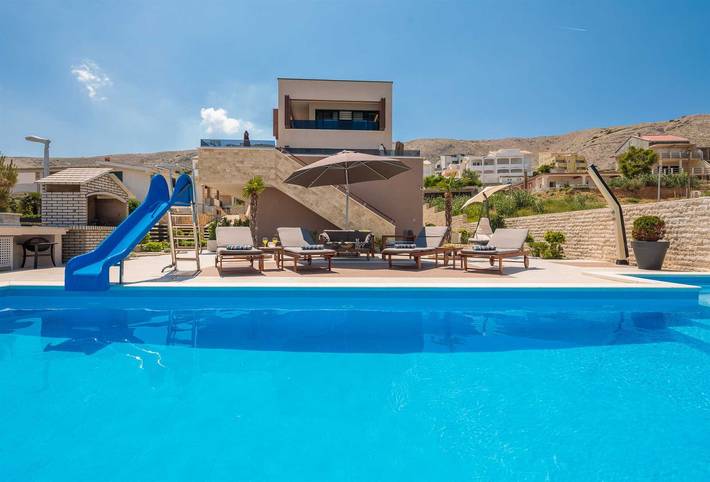 Villa pour 14 personnes, avec sauna et balcon dans Pag - 3