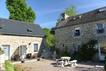 Cottage pour 2 personnes, avec jardin à Plourivo
