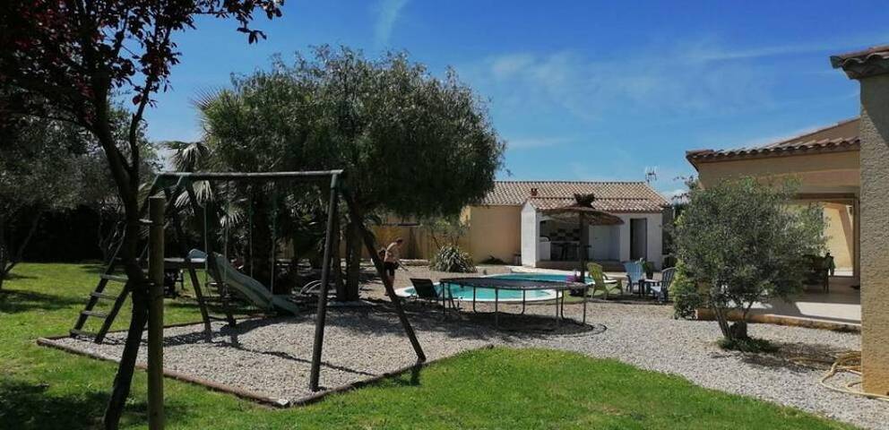 Gîte pour 5 personnes, avec jardin ainsi que piscine et vue à Nissan-lez-Enserune - 2