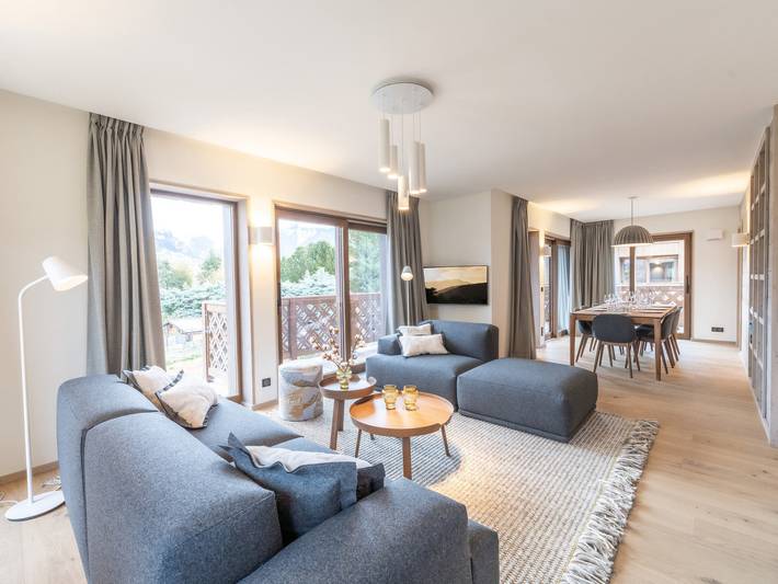 Appartement de vacances pour 6 personnes, avec terrasse dans Courchevel 1300 (Le Praz)