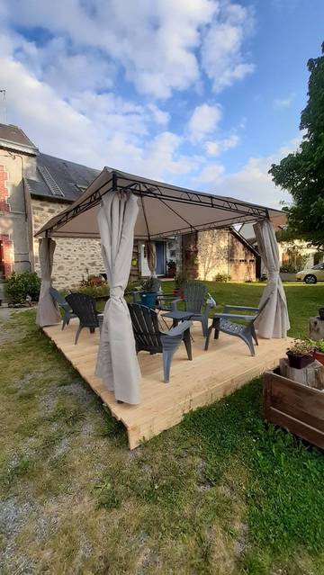 Chambre d’hôte pour 4 personnes, avec jardin, animaux acceptés à Saint-Pierre-de-Fursac