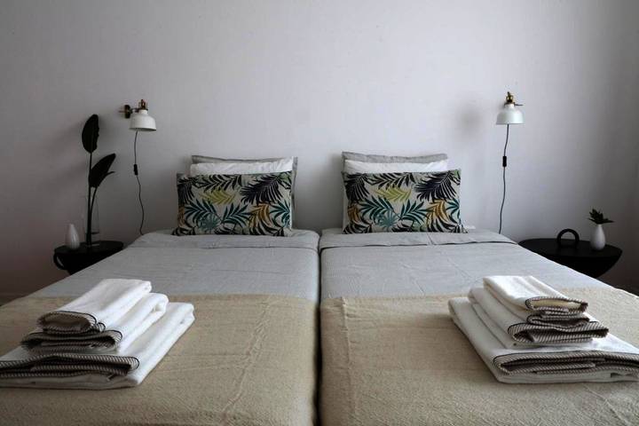 Chambre d’hôte pour 2 personnes, avec Balcon ainsi que Terrasse et Vue à Olhão
