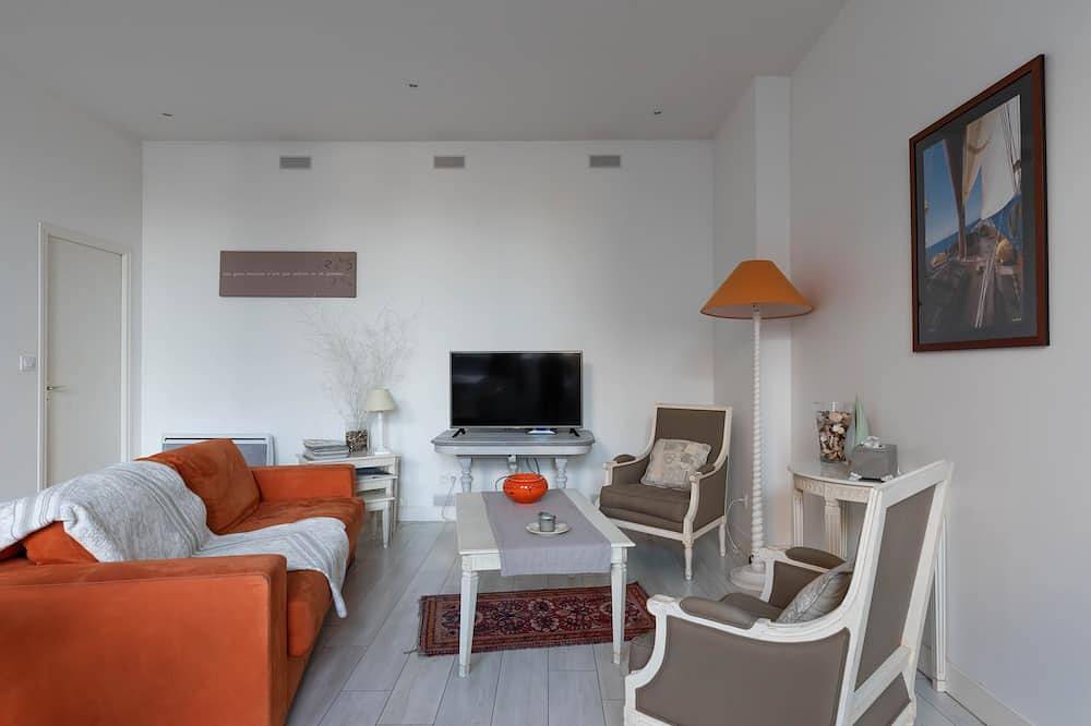 Ganze Wohnung, Der Dachboden, große 2-Zimmer-Wohnung im Erdgeschoss, Parkplatz möglich, Wifi in Honfleur, Lisieux und Umgebung