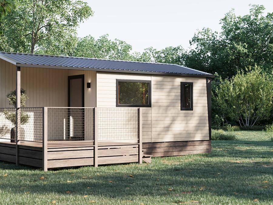 Camping maeva Escapades La Citadelle  - Mobilheim 5 personen - Mobilheim Select Tv Lv Clim Plancha - 2 Zimmer - 4 Erwachsene + 1 Kind in Loches, Loches und Umgebung