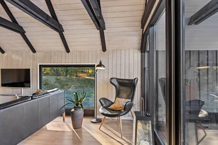 Villa pour 7 personnes avec jacuzzi in Sønderstrand, Tagholm