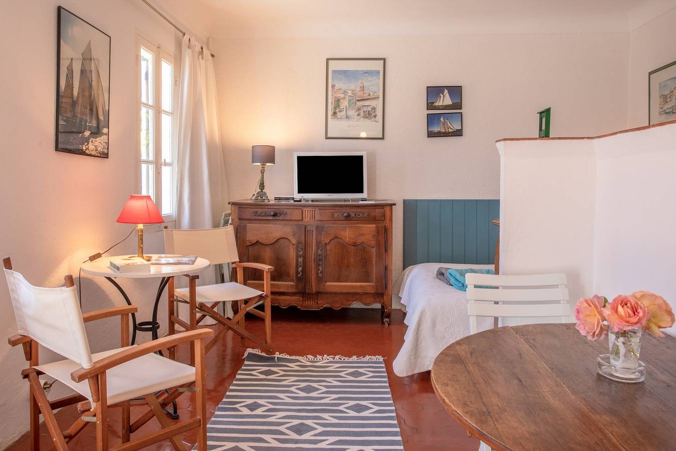 Ganze Wohnung, Studio "Le Val de Pons Ramatuelle" mit privater Terrasse & Wlan in Ramatuelle, Mittelmeerküste (Frankreich)