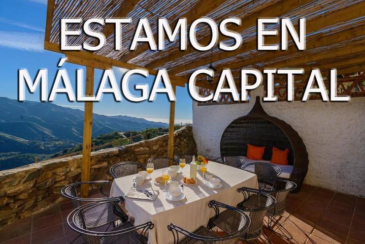 Casa rural para 26 personas, con Balcón y Terraza además de Jardín y Piscina en Málaga