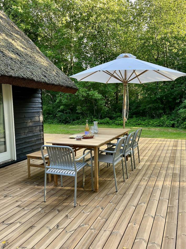 Chalet für 5 Personen, mit Terrasse auf Seeland