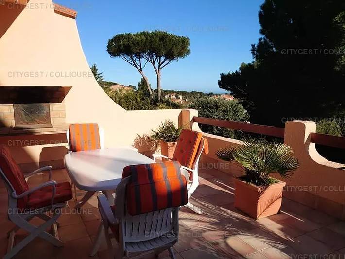 Villa pour 6 personnes, avec piscine et terrasse à Collioure
