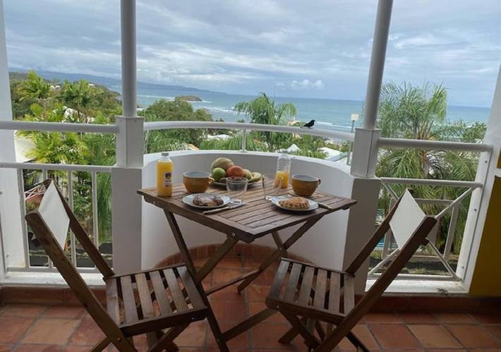 Appartement de vacances pour 3 personnes, avec jardin et vue