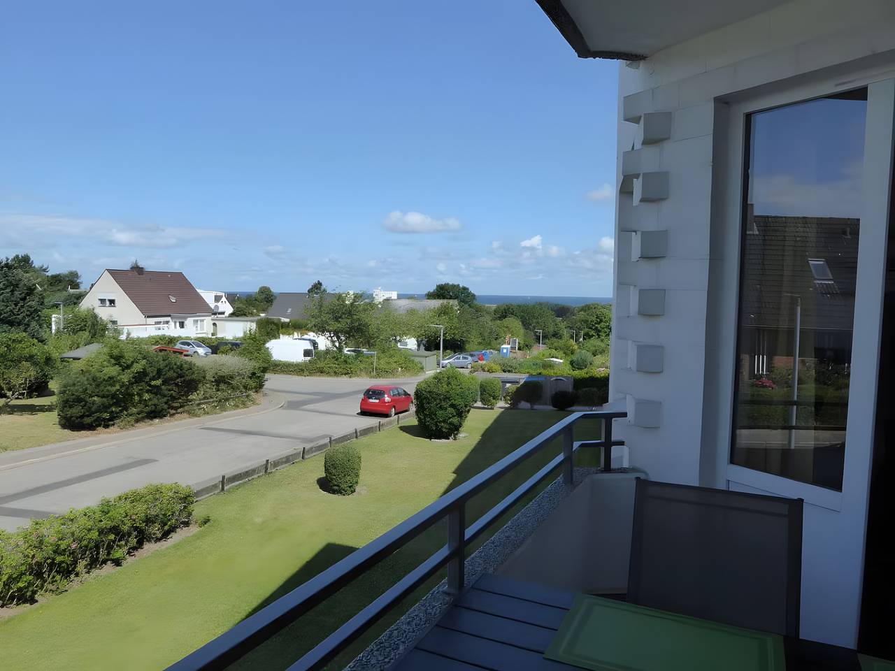 Apartamento inteiro, Apartamento "Ferienwohnung Seepferdchen" com vista mar e varanda in Heiligenhafen, Ostholstein