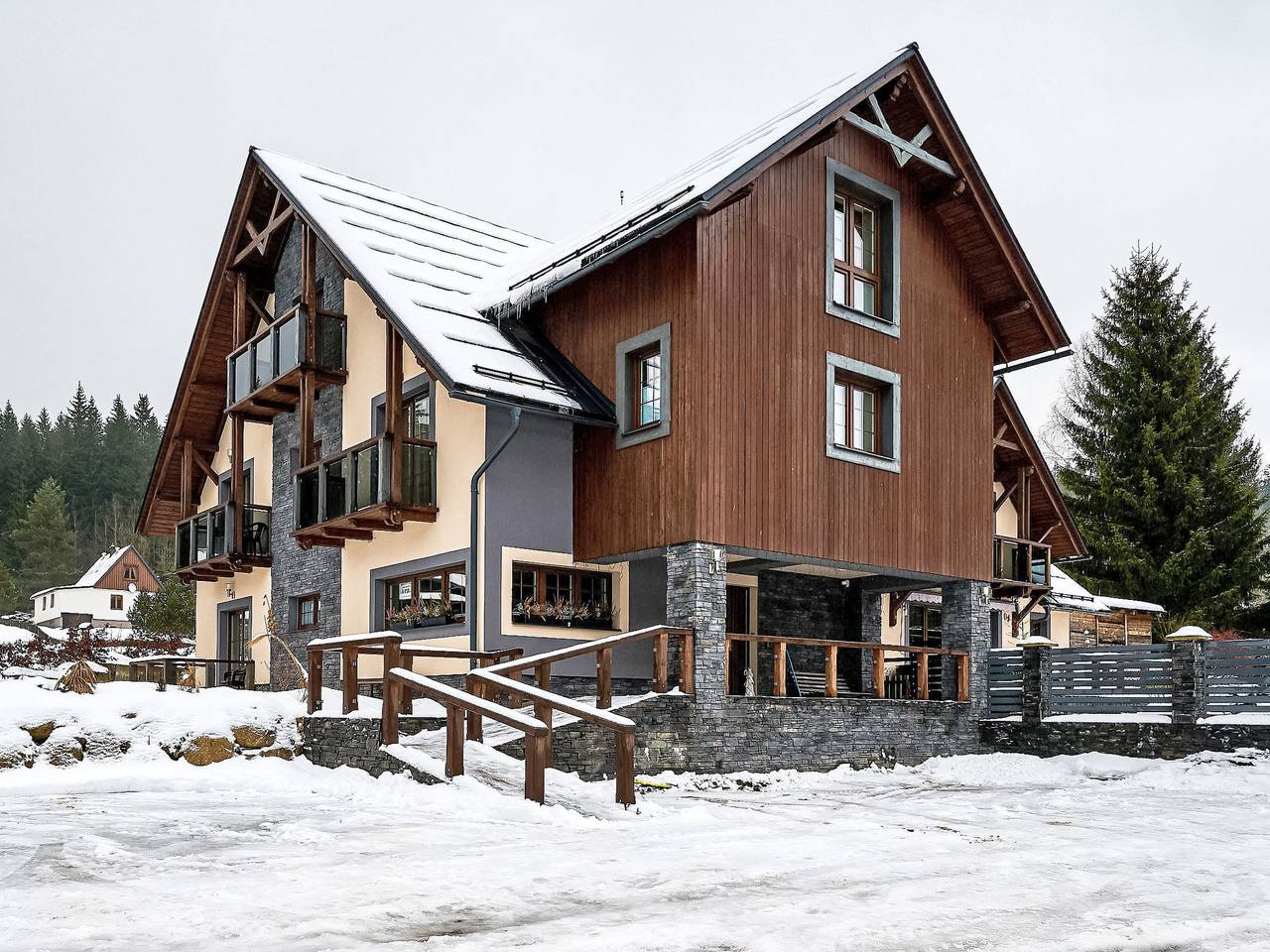 Appartement entier, Anenské údolí in Harrachov, Monts des Géants