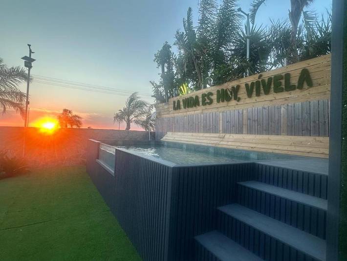 Chalet para 11 personas, con piscina además de vistas y jardín en Sanlúcar de Barrameda