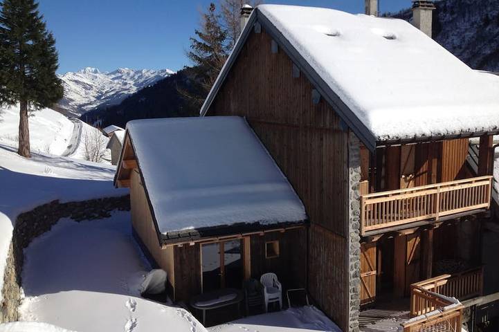 Chalet für 12 Personen, mit Garten und Balkon, mit Haustier in La Léchère