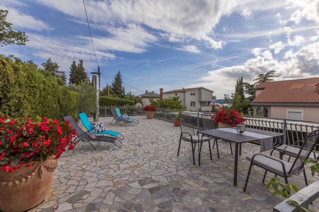 Entire studio, Studio with terrace and air conditioning  in Crikvenica, Primorje-Gorski Kotar