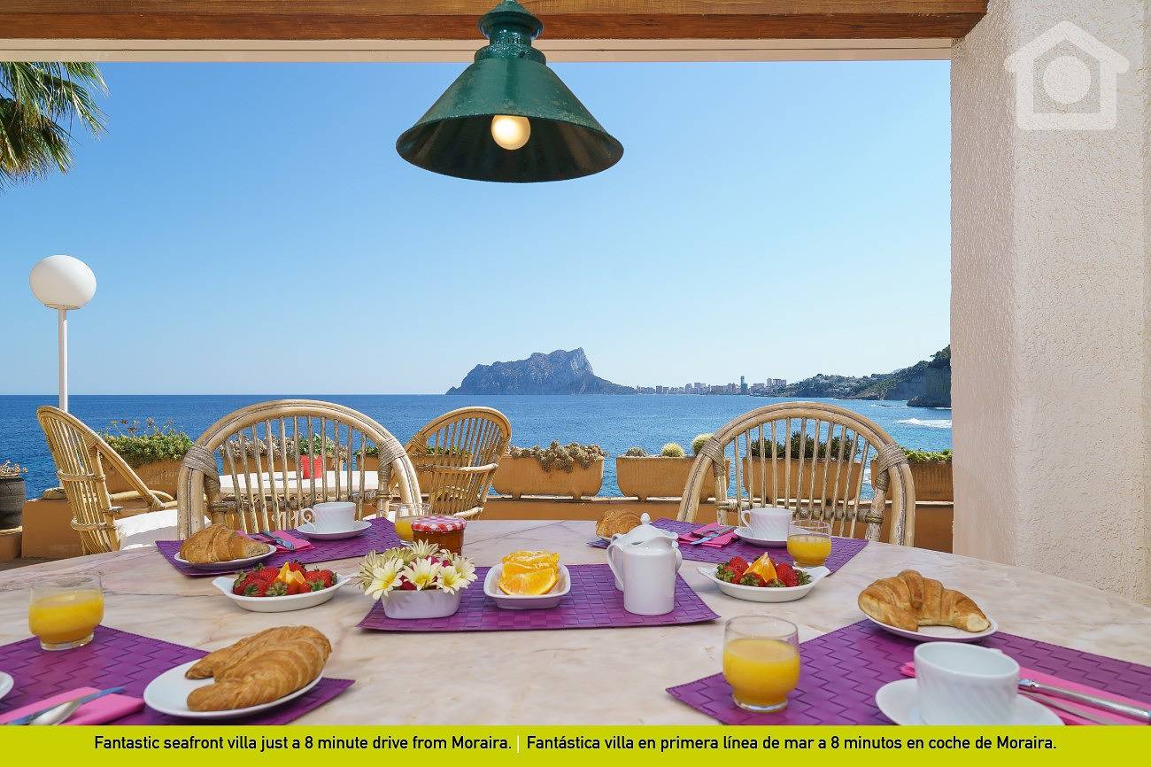 Villa for 10 people with balcony in Benissa, Costa Blanca