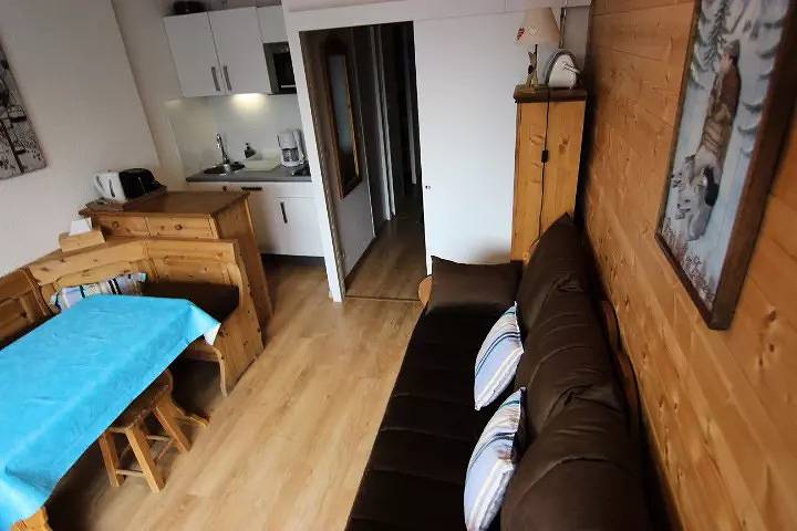 Gehele studio, Val Thorens Studio Voor 3 Zuidelijke Blootstellingen in Val Thorens, Massif de la Vanoise