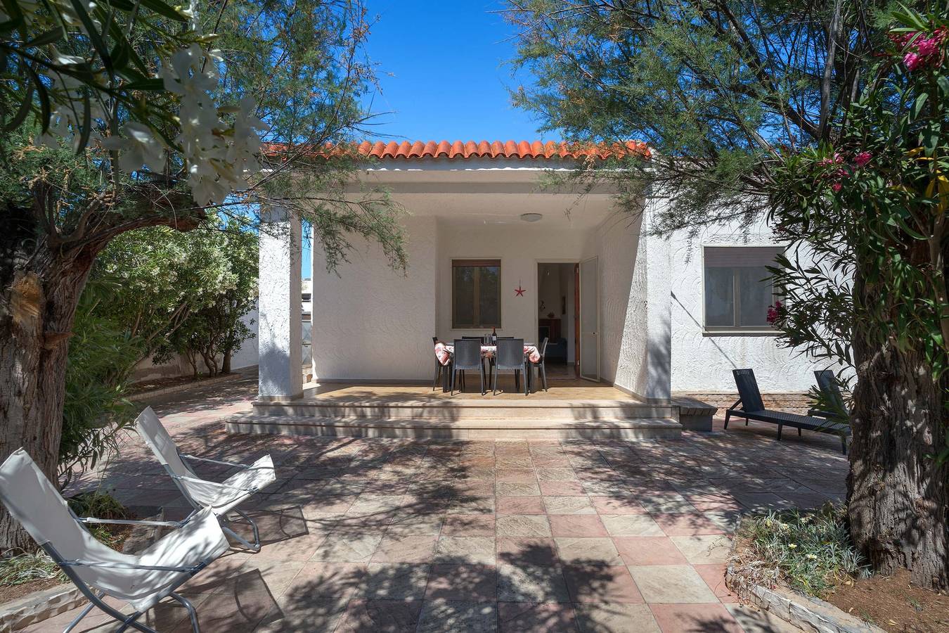 Ferienhaus für 7 Personen mit Garten in Porto Cesareo, Golf von Tarent