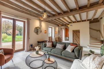 Gîte pour 6 personnes, avec jardin et vue à Chémery