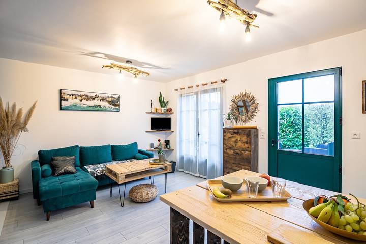 Maison de vacances pour 4 personnes, avec Terrasse dans Côte d’Émeraude