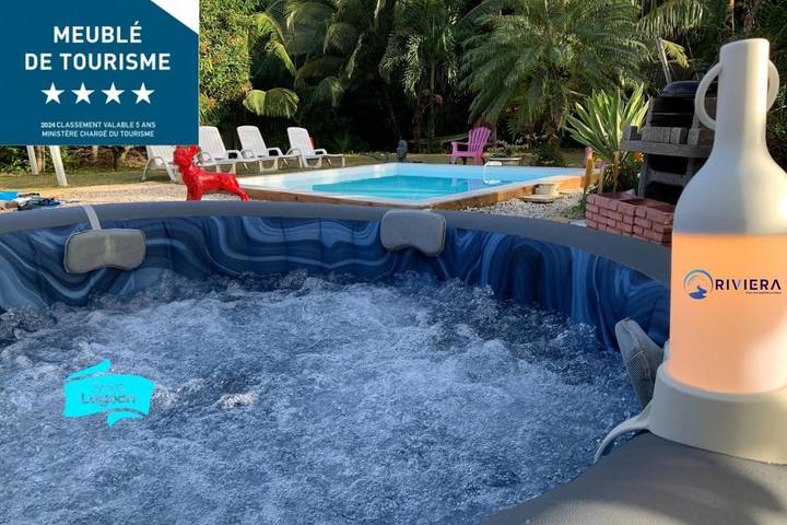 Gîte pour 2 personnes, avec jardin ainsi que jacuzzi et piscine en Martinique - 2