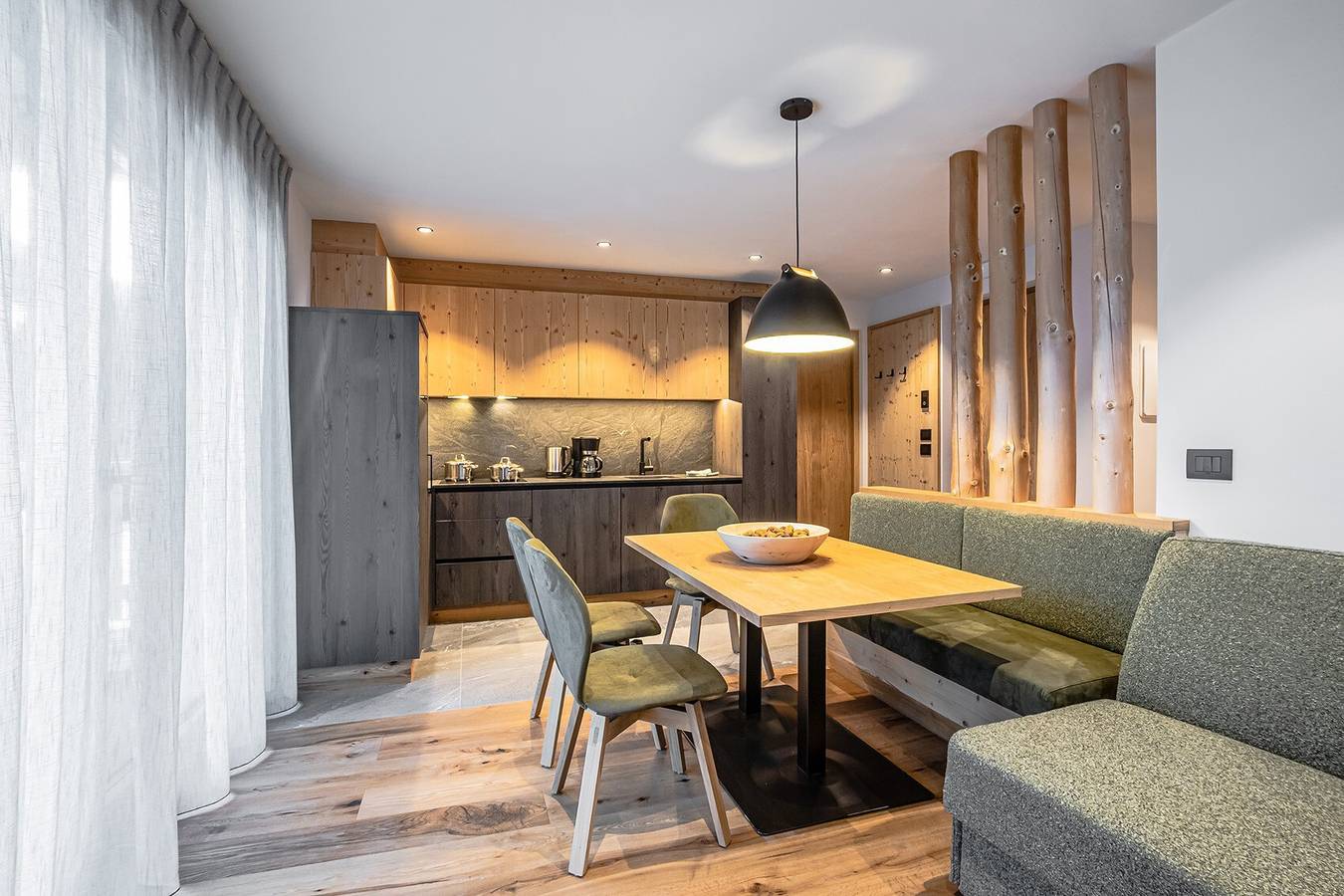Ganze Wohnung, Ferienwohnung "Biohof Ruances Bosch" mit Bergblick, privater Terrasse und Wlan in Costadedoi, Abtei