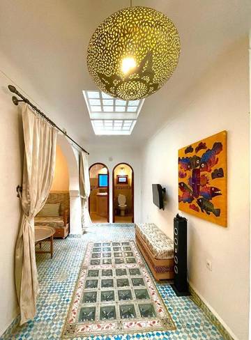 Gîte pour 2 personnes, avec jardin et terrasse ainsi que vue et piscine à Chefchaouen