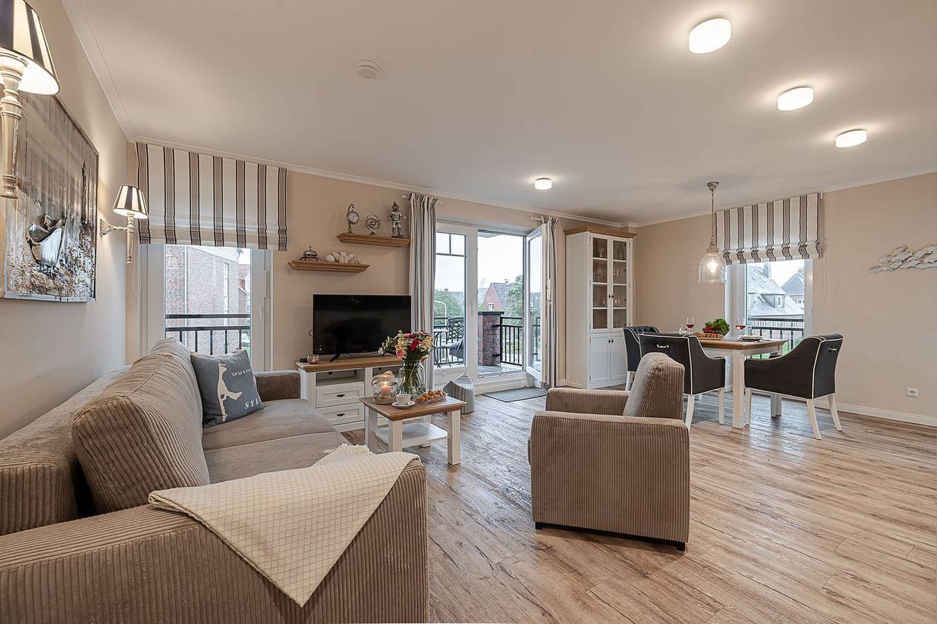 Ganze Wohnung, Smukke Lys – Stilvolle, barrierefreie Ferienwohnung mit Aufzug in bester Lage in Westerland, Sylt (Gemeinde)