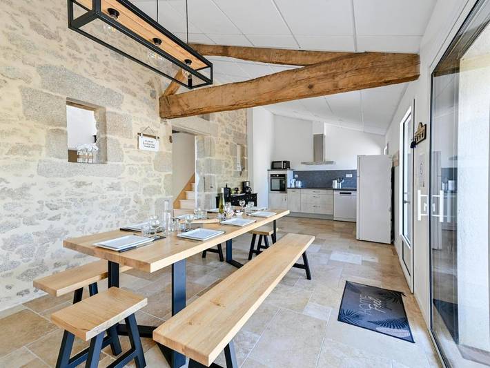 Gîte pour 8 personnes, avec terrasse à Torfou - 4