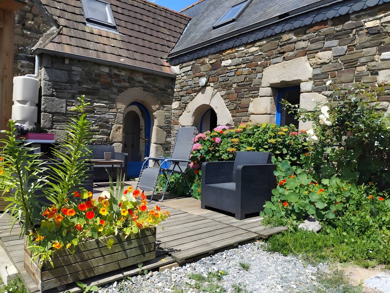 Casa de vacaciones 'De L'alliance' con terraza privada y jardín privado in Lannion, Región de Lannion