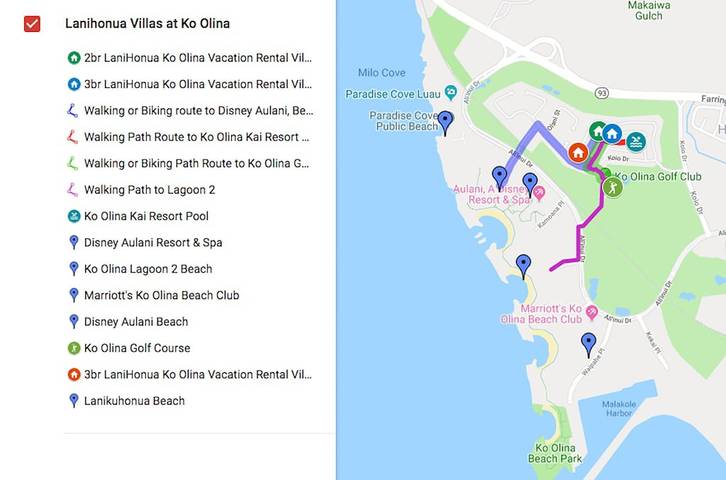 Villa for 6 people, with pool and balcony as well as hot tub on Oahu