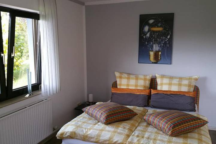 Ferienwohnung für 3 Personen, mit Sauna und Garten sowie Terrasse, mit Haustier