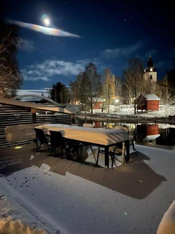 Hus för 10 Personer, med Balkong samt Bubbelpool och Terass och Trädgård i Järvsö