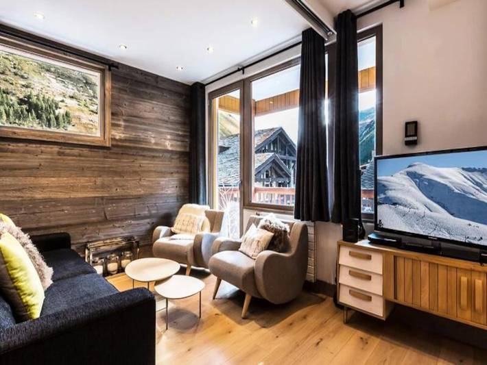 Gîte pour 4 personnes, avec balcon, adapté aux familles dans Office De Tourisme De Val D Isere - 4