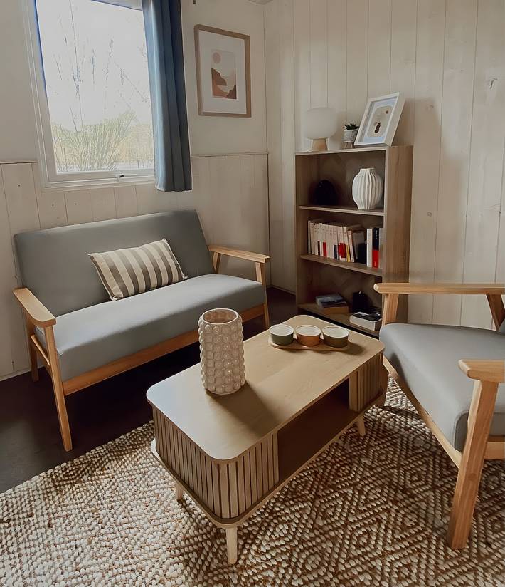 Static caravan for 5 people, with garden and sauna as well as children pool in Cap Ferret