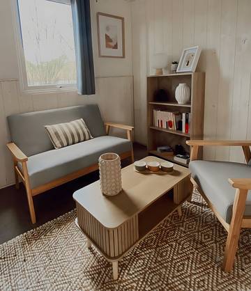 Camping pour 5 personnes, avec bassin pour enfant ainsi que sauna et jardin au Cap Ferret