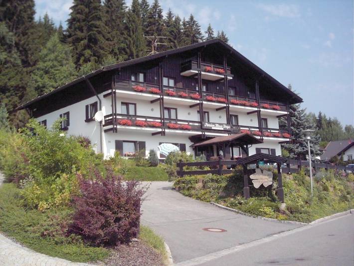 Maison d’hôte pour 2 personnes, avec terrasse ainsi que vue et jardin, animaux acceptés à Zwiesel