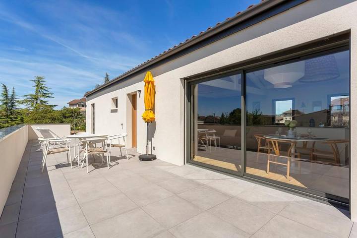 Appartement de vacances pour 4 personnes, avec Terrasse et Vue