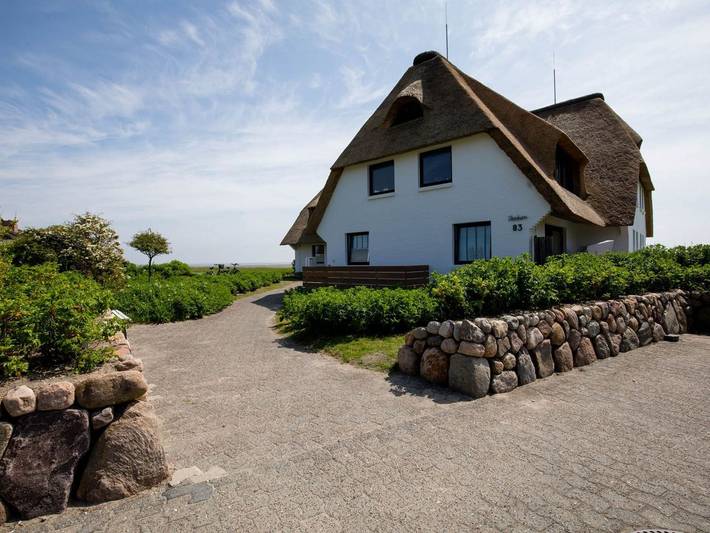 Ferienwohnung für 4 Personen, mit Meerblick und Terrasse sowie Sauna in Rantum