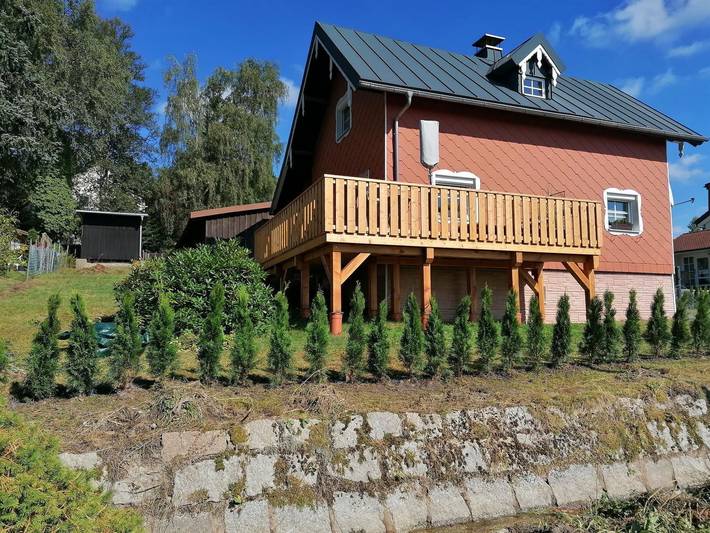 Ferienhaus für 5 Personen, mit Balkon, kinderfreundlich in Fichtelberg