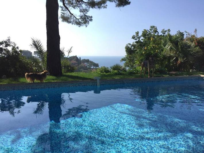 Villa pour 10 personnes, avec vue ainsi que piscine et jardin, animaux acceptés à Menton - 2